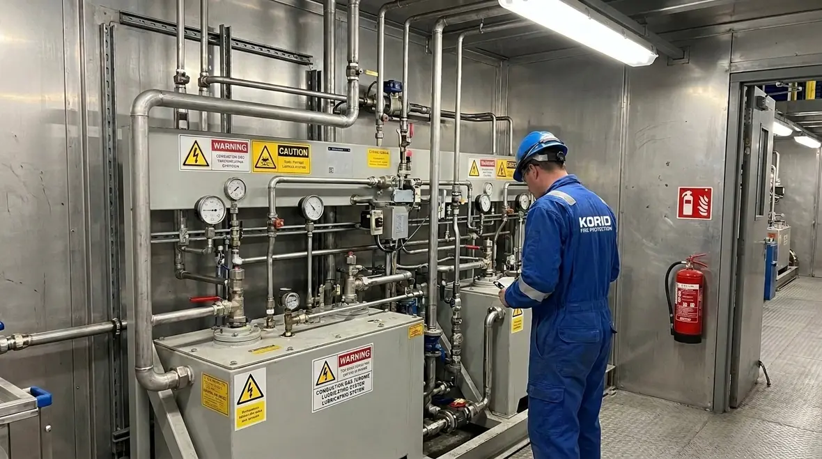 NFPA 37 gas turbine lubricating system requirements