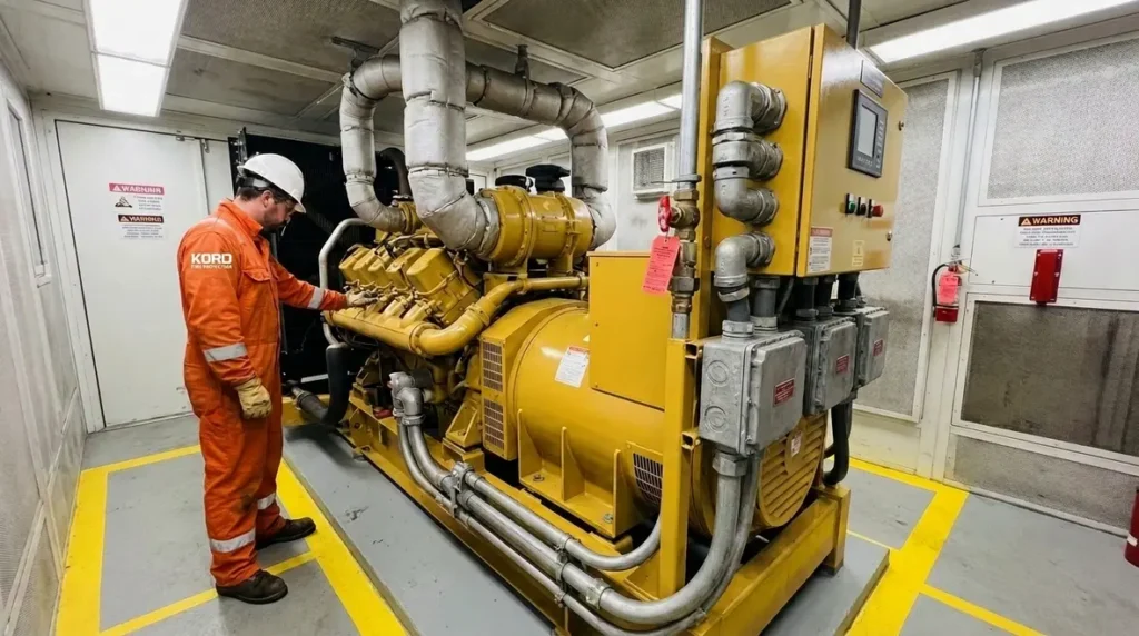 NFPA 37 hazardous location engine installation requirements