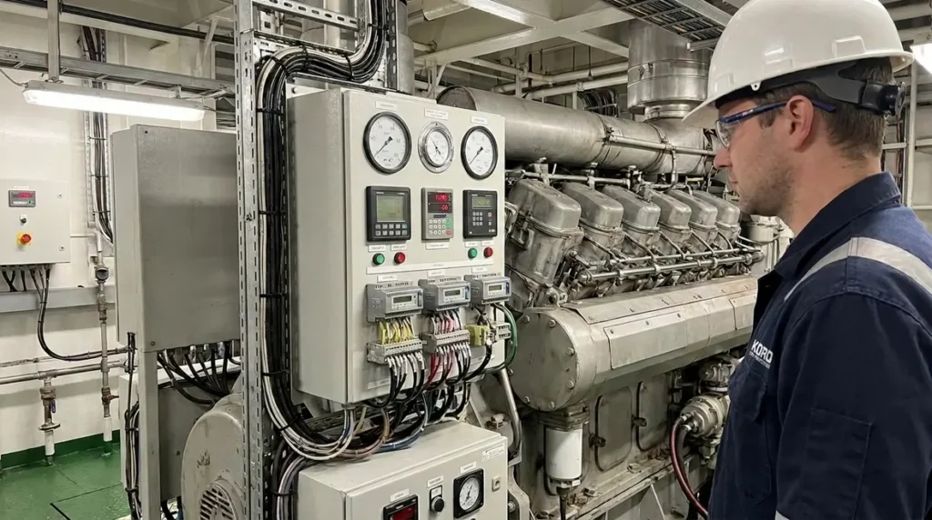 NFPA 37 reciprocating engine control instrumentation requirements