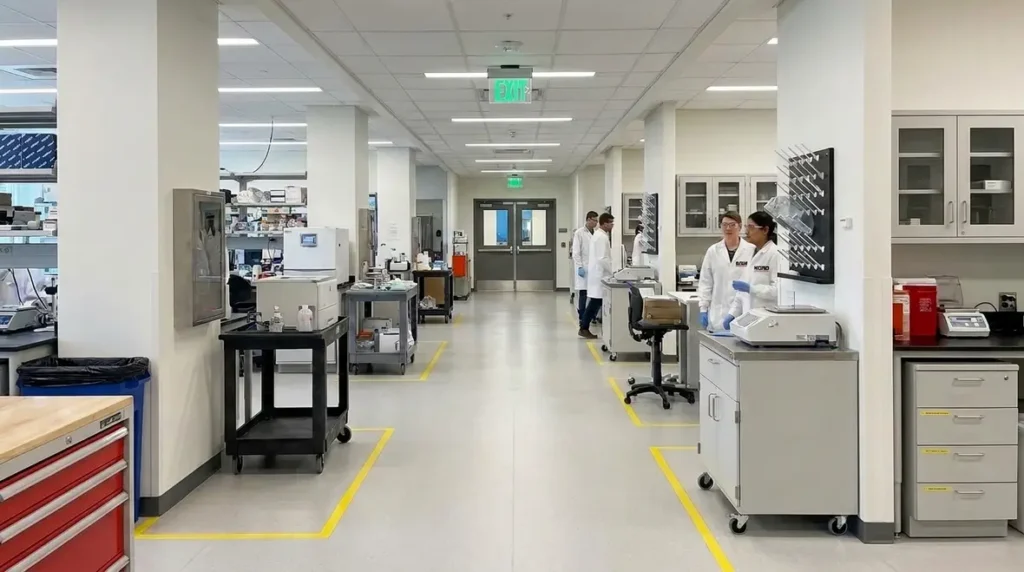 NFPA 45 laboratory access to exit requirements