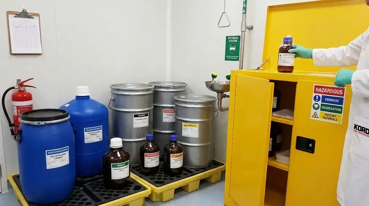 NFPA 45 Section 8.4: Chemical Waste Handling and Disposal