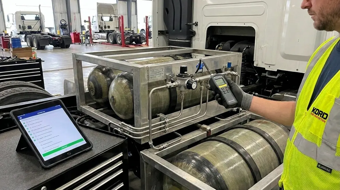 NFPA 52 CNG engine fuel system requirements