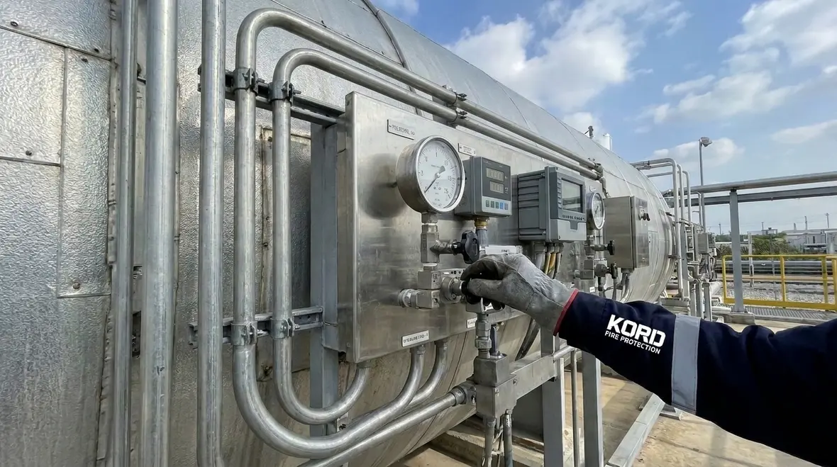 NFPA 52 LNG container instrumentation requirements
