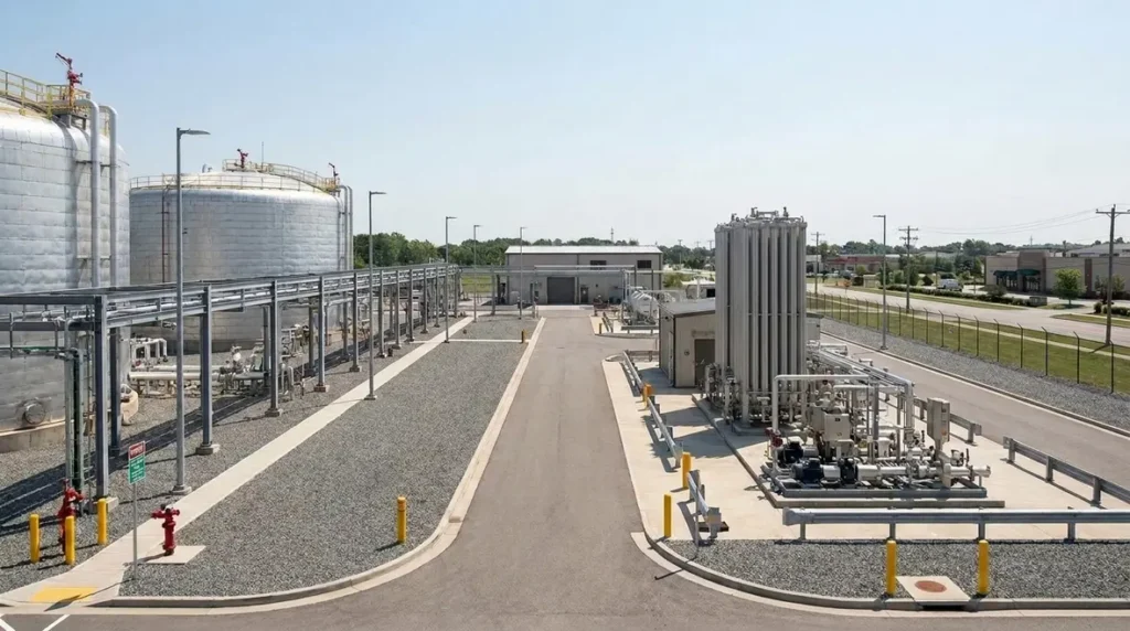 NFPA 52 LNG facility separation distance requirements