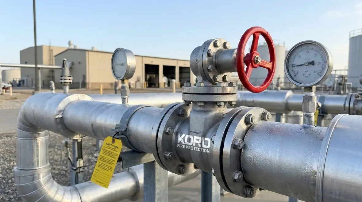 NFPA 52 LNG piping system component requirements