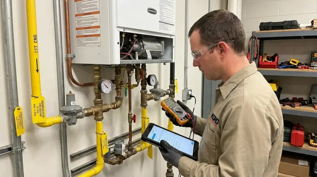 NFPA 52 nonresidential CNG maintenance inspection requirements